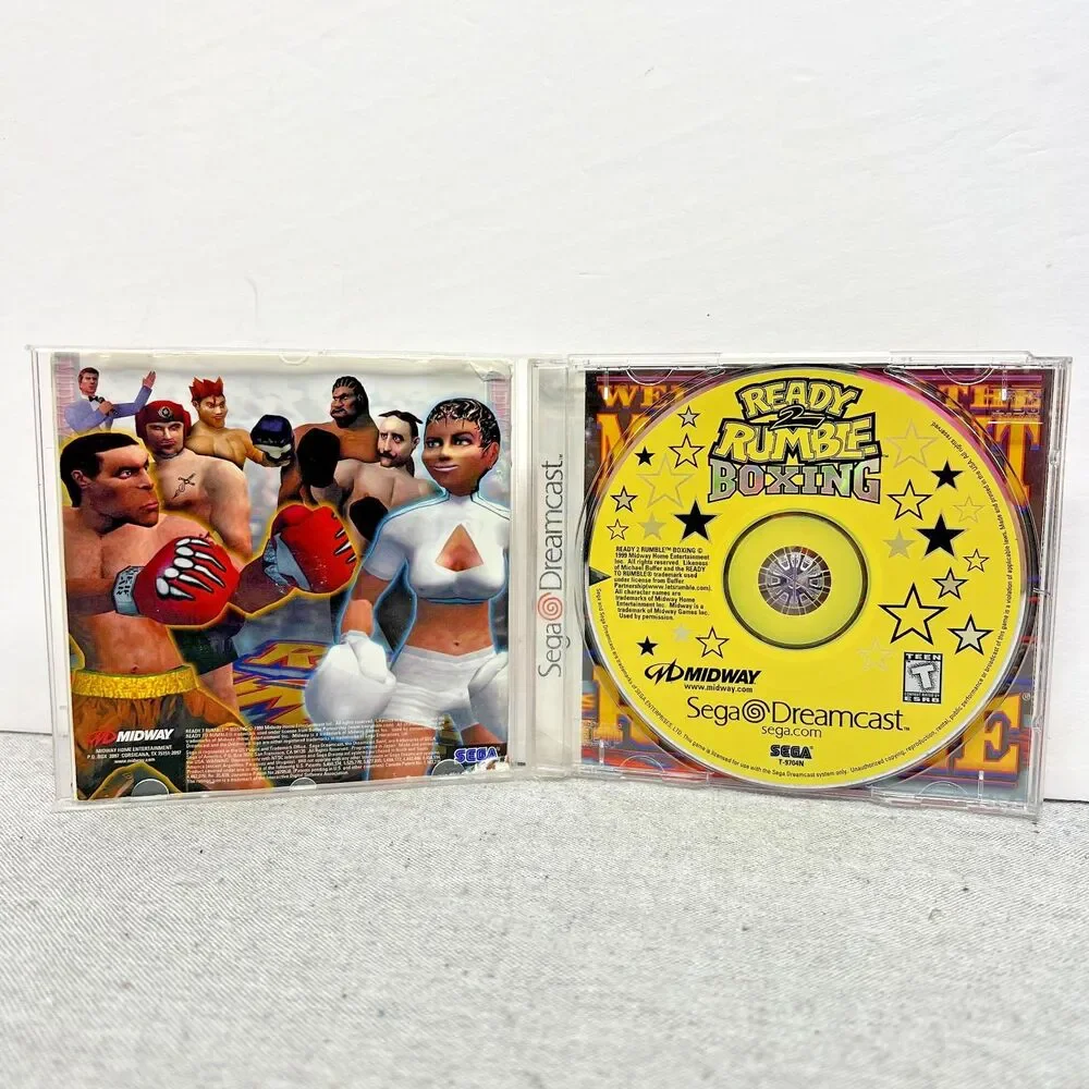 Ready 2 Rumble Boxing Sega Dreamcast 1999 W/Manual CIB